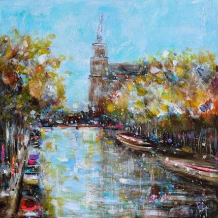 Painting November in Amsterdam  by Solveiga | Painting  Acrylic