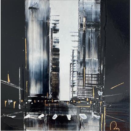 Painting A l'ombre by Rey Julien | Painting Figurative Gold leaf Pop icons