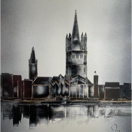 Painting The story began by Rey Julien | Painting Figurative Gold leaf