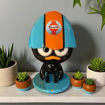 Sculpture P'TIT CALI GULF by Le Marquis | Sculpture Figurative Acrylic, Posca Sport