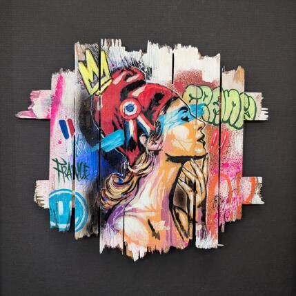 Pintura Marianne por Sufyr | Pintura Arte callejero Graffiti, Posca Iconos pop