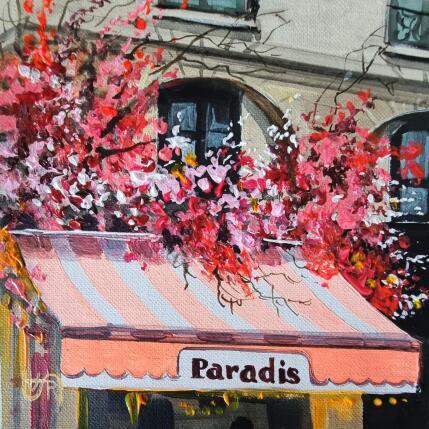 Peinture Le paradis par Rasa | Tableau Figuratif Acrylique Urbain
