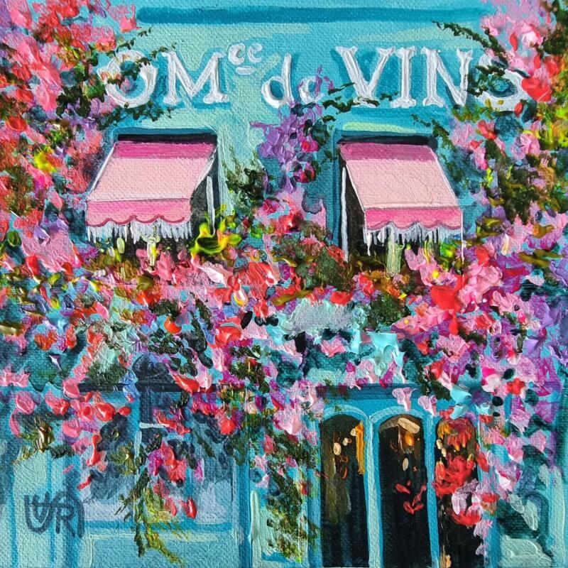 Gemälde The blooming walls of paris von Rasa | Gemälde Figurativ Urban Acryl