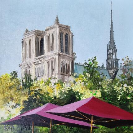 Painting Story about paris by Rasa | Painting Figurative Acrylic Pop icons, Urban