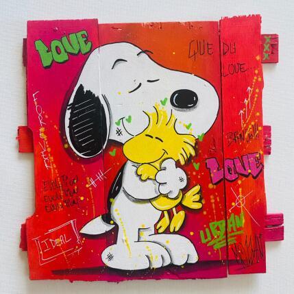 Peinture Love par Molla Nathalie  | Tableau Pop-art Acrylique, Bois, Posca Icones Pop