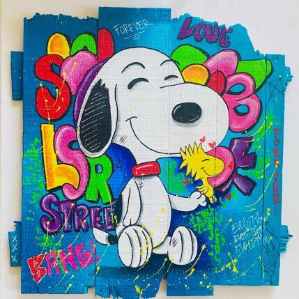 Peinture Street  par Molla Nathalie  | Tableau Pop-art Acrylique, Bois, Posca Icones Pop