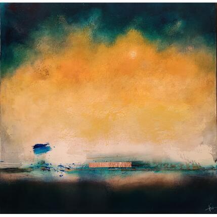 Gemälde Abstraction #4086 von Hévin Christian | Gemälde Abstrakt Acryl, Öl, Pastell Minimalistisch