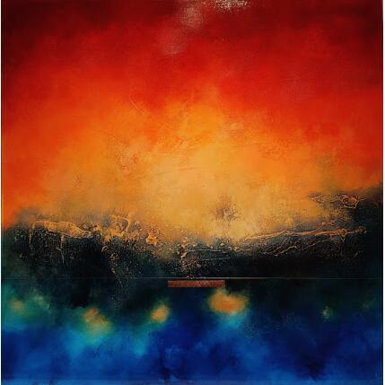 Gemälde Abstraction #4088 von Hévin Christian | Gemälde Abstrakt Acryl, Öl, Pastell Minimalistisch