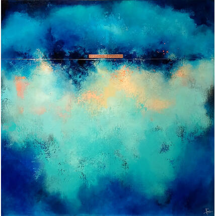 Gemälde Abstraction #4087 von Hévin Christian | Gemälde Abstrakt Acryl, Öl, Pastell Minimalistisch