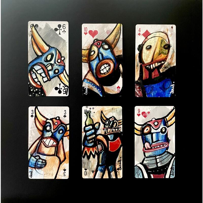 Painting Goldo craque encore et encore by Doudoudidon | Painting Raw art Pop icons Acrylic