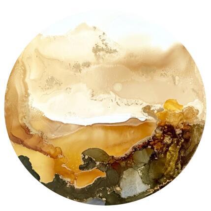 Peinture Dune 1743 par Depaire Silvia | Tableau Abstrait Acrylique Marine, Minimaliste, Paysages