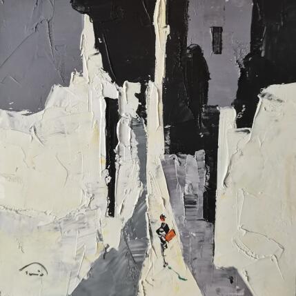 Painting Negro y blanco by Tomàs | Painting Impressionism Oil Black & White