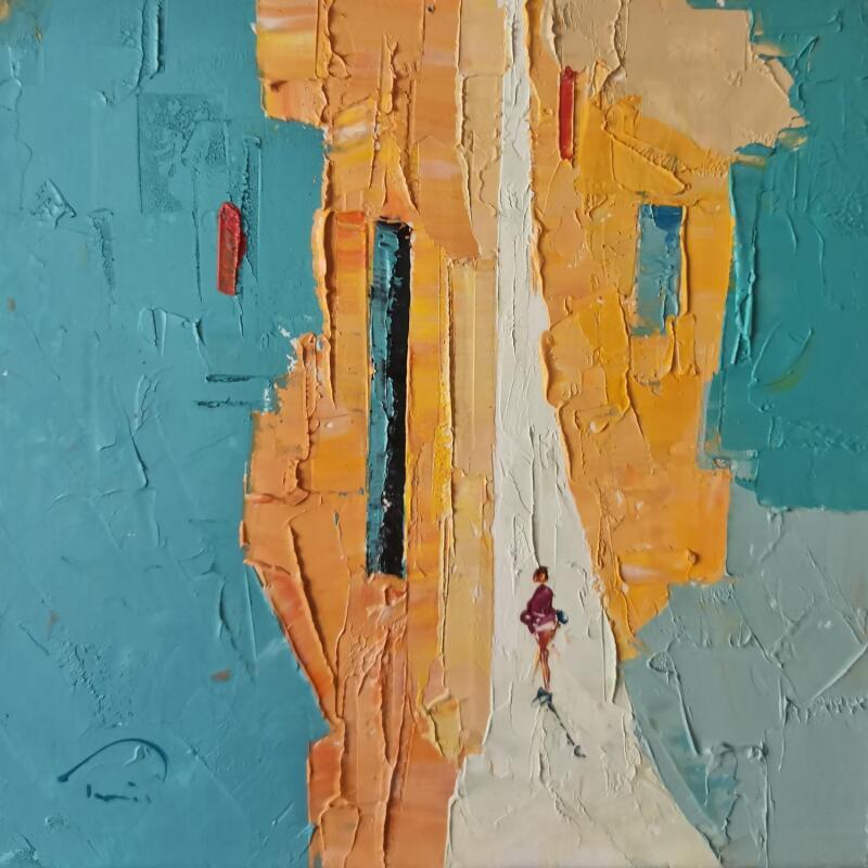 Painting La tènue luz by Tomàs | Painting Impressionism Oil