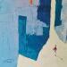 Painting El azul del mar... by Tomàs | Painting Abstract Urban Oil