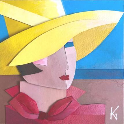 Painting Bilbao by Gustavsen Karl | Painting Figurative Acrylic, Gluing, Wood Mode