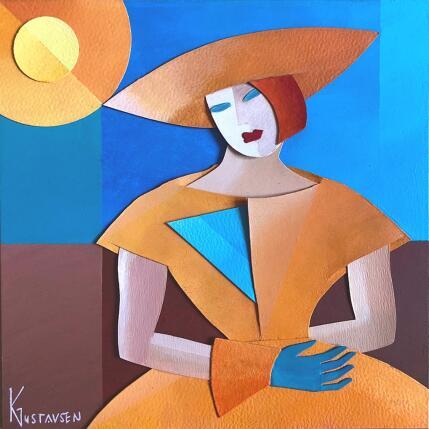 Painting Playa by Gustavsen Karl | Painting Figurative Acrylic, Gluing, Wood Life style, Mode, Pop icons