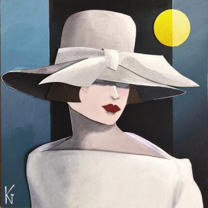 Painting Bianca by Gustavsen Karl | Painting Figurative Acrylic, Wood Mode, Pop icons, Portrait