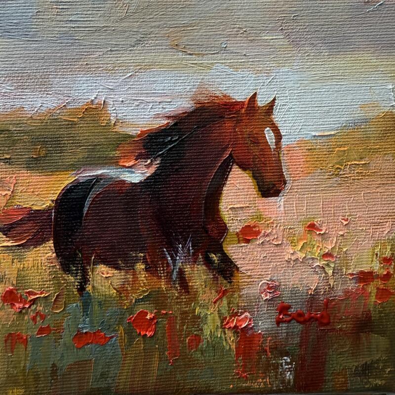 Painting The silent velocity by Bond Tetiana | Painting Figurative Oil