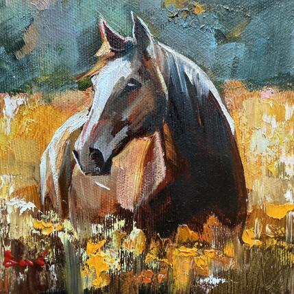 Painting Bathing in flowers by Bond Tetiana | Painting