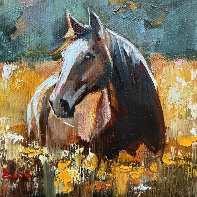 Painting Bathing in flowers by Bond Tetiana | Painting Figurative Oil