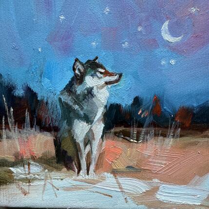 Painting Beyond the blue silence by Bond Tetiana | Painting