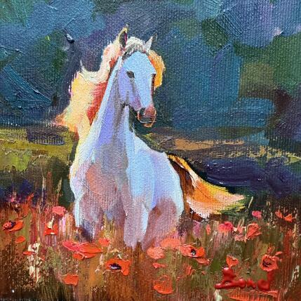 Painting White fire by Bond Tetiana | Painting