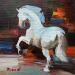 Painting The untamed sunset by Bond Tetiana | Painting Figurative Oil
