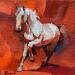 Painting Luminescent stride by Bond Tetiana | Painting Figurative Oil