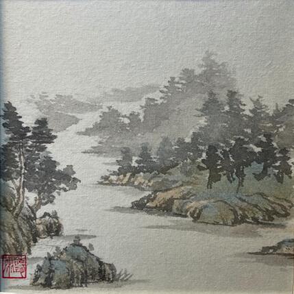 Painting Landscape & Mist by Yu Huan Huan | Painting Figurative Ink Nature