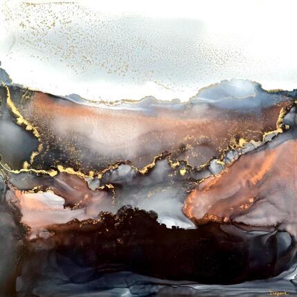 Painting Poésie minéale 2537 by Depaire Silvia | Painting Abstract Acrylic Landscapes, Marine, Minimalist