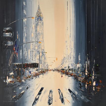 Peinture I wanna wake up in the city par Rousseau Patrick | Tableau Figuratif Huile Urbain