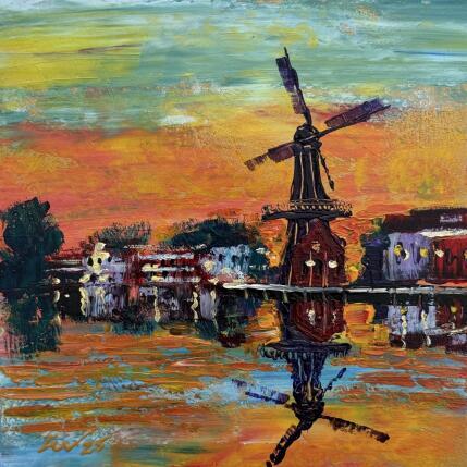 Peinture Haarlem par Sheremet Ion | Tableau Figuratif Acrylique Nature, Urbain