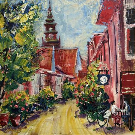 Peinture Haarlem par Sheremet Ion | Tableau Figuratif Acrylique Architecture, Paysages, Urbain