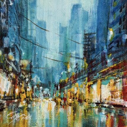 Peinture Nostalgie citadine  par City Cité | Tableau Figuratif Acrylique, Huile Urbain