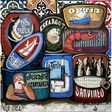 Painting Despensa Marinera by Villanueva Puigdelliura Natalia | Painting Figurative