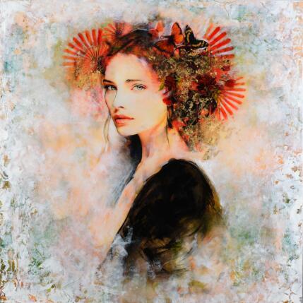 Painting Sara by Bofill Laura | Painting Figurative Acrylic, Resin Portrait