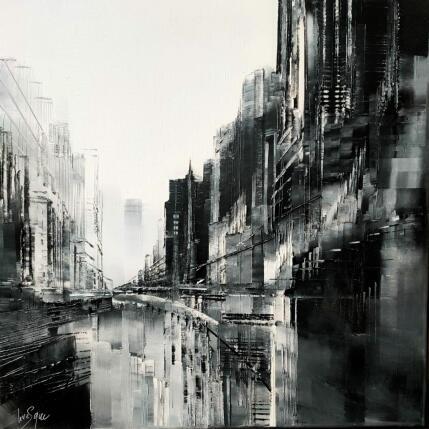 Gemälde Tour dans la brume von Levesque Emmanuelle | Gemälde  Öl