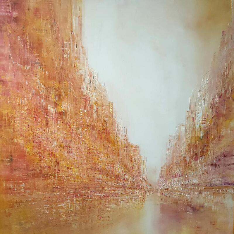 Painting Morning walk by Levesque Emmanuelle | Painting Oil