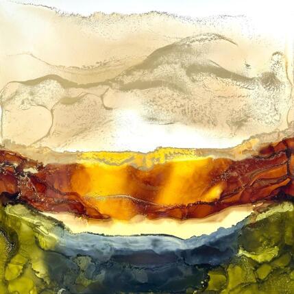 Painting Dune by Depaire Silvia | Painting Abstract Acrylic Landscapes, Minimalist