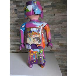 Sculpture Playmo Klimt by Lopez Cédric | Sculpture Street art Acrylic