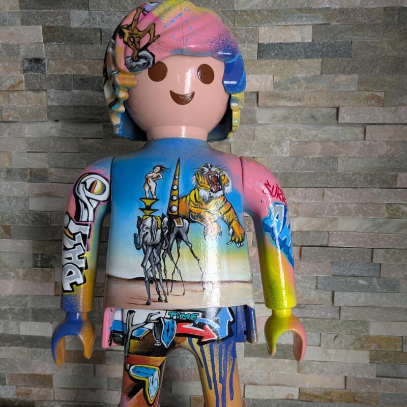 Sculpture Playmo Dali par Lopez Cédric | Sculpture