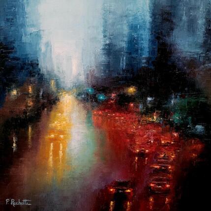 Peinture Urban atmosphere par Rochette Patrice | Tableau