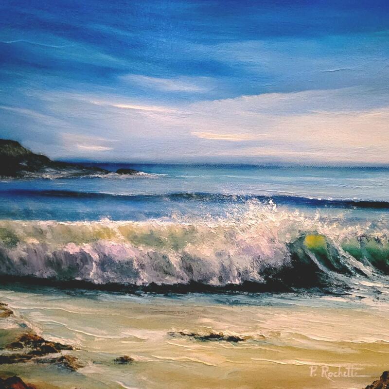 Peinture By the sea  par Rochette Patrice | Tableau Figuratif Marine Huile