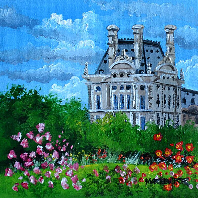 Peinture Las Flores par Rodriguez Rio Martin | Tableau Figuratif Urbain Huile