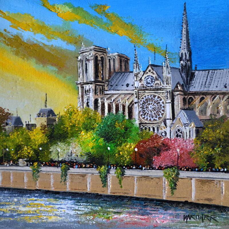 Painting Desde el Sena by Rodriguez Rio Martin | Painting Figurative Urban Oil