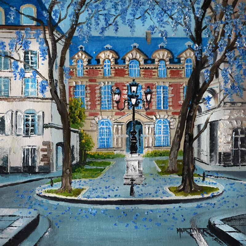 Painting Plaza Furstenberg by Rodriguez Rio Martin | Painting Figurative Urban Oil