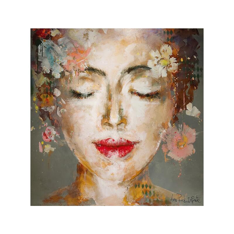 Painting Orphéa by Pivot-Iafrate Anne | Painting Figurative Portrait