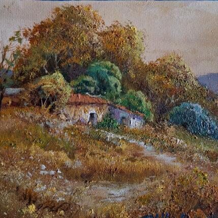 Peinture Principio de Otoño par Cabello Ruiz Jose | Tableau Figuratif Huile Paysages