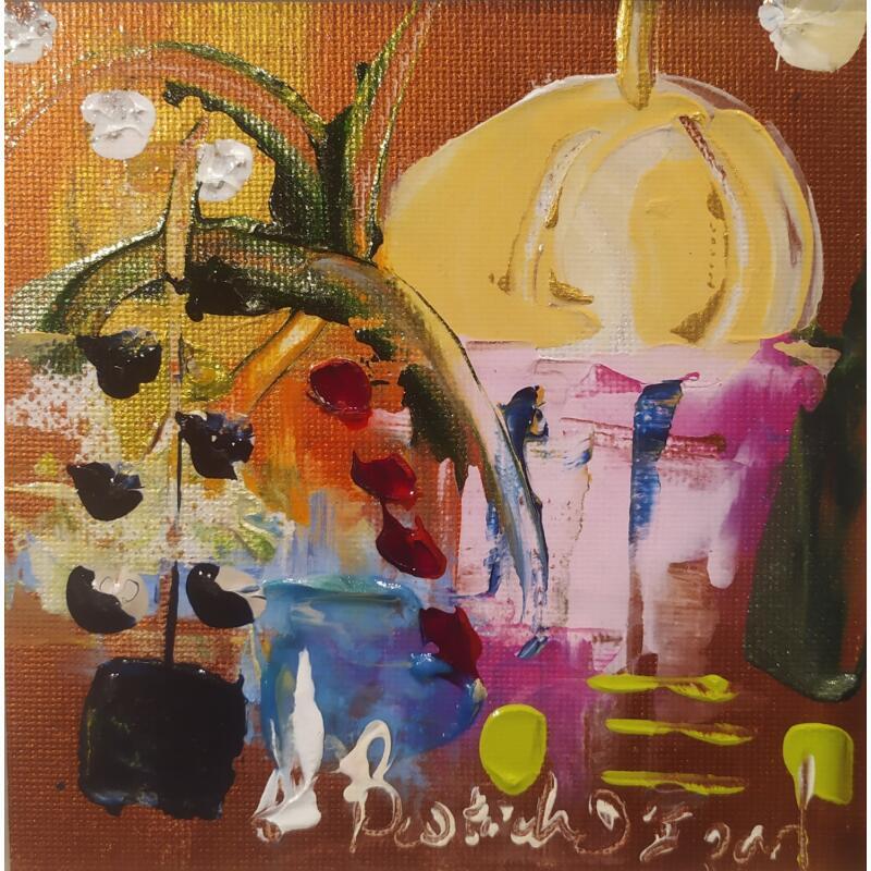 Painting Byzance by Bastide d´Izard Armelle | Painting Abstract