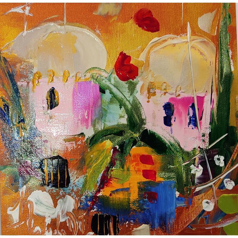 Painting Rêve d'Orient by Bastide d´Izard Armelle | Painting Abstract